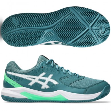 Asics Padelschuhe Gel Dedicate 8 Padel misty pine white 2026