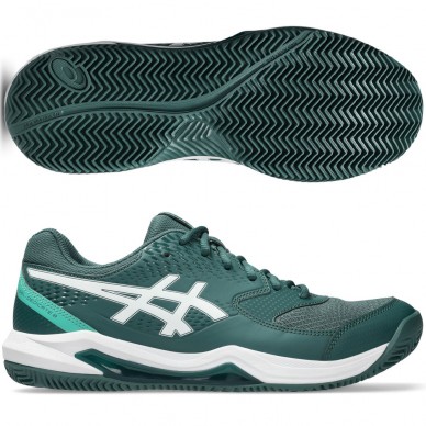 Asics Padelschuhe Gel Dedicate 8 Clay dark neptune white 2026