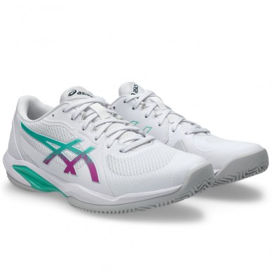 Asics Padelschuhe Solution Swift FF 2 Clay white digital sakura 2026