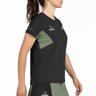 Bullpadel Pampan schwarzes T-Shirt