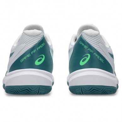 Asics Padelschuhe Game FF Padel white misty pine 2026