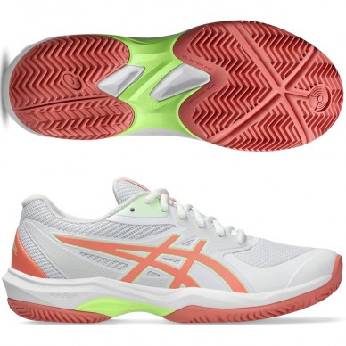 Asics Padelschuhe Game FF Padel white guava 2026