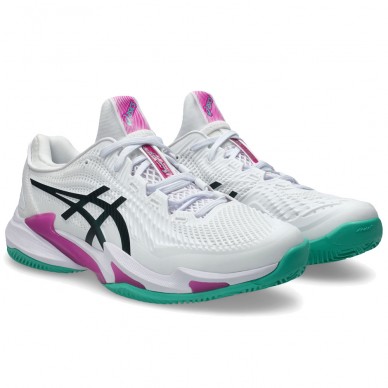 Asics Padelschuhe Court FF3 Clay white digital sakura 2026