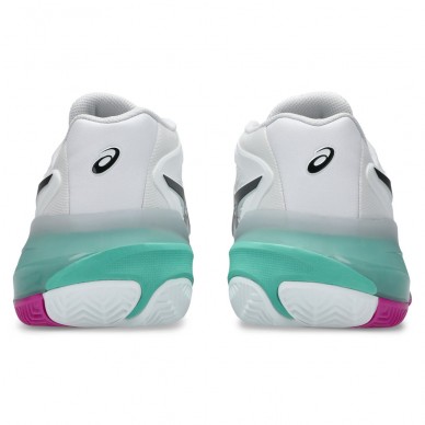 Asics Padelschuhe Gel Resolution X Clay white aurora green 2026