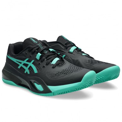 Asics Padelschuhe Gel Resolution X Clay black aurora green 2026