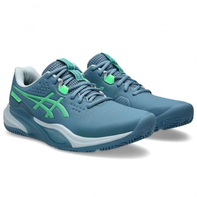 Asics PadelSchuhe Gel Challenger 15 Padel saba blue vital green 2026