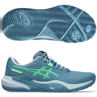 Asics PadelSchuhe Gel Challenger 15 Padel saba blue vital green 2026
