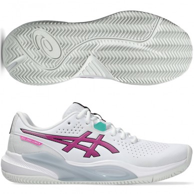 Asics Padelschuhe Gel Challenger 15 Clay weiß digital sakura 2026