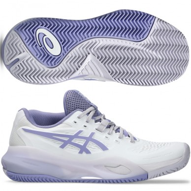 Asics Padelschuhe Gel Resolution X Clay white bluebell 2026