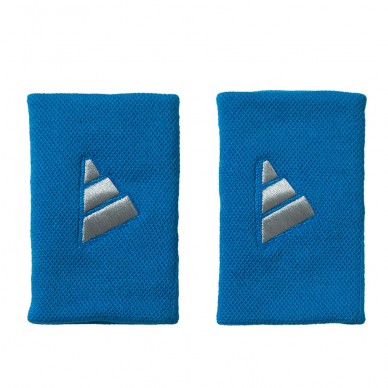 Muñequeras Adidas Wristband L azul gris