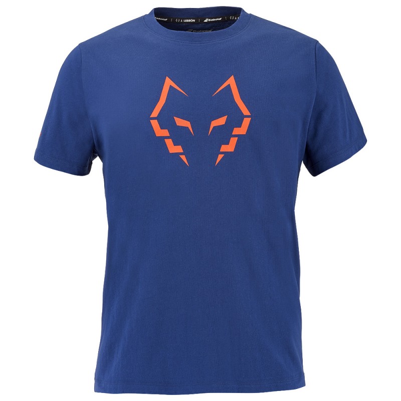 Babolat Cotton Tee Lebrón T-Shirt navy blau