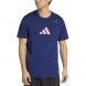 Adidas M Padel Cat T-Shirt marineblau