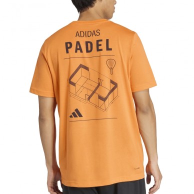Adidas T-Shirt M Padel Cat orange