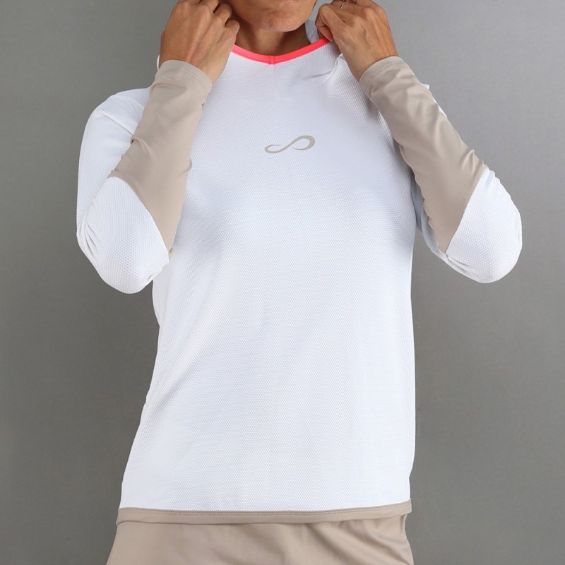 Endless Breath Line Sweatshirt weiß delave
