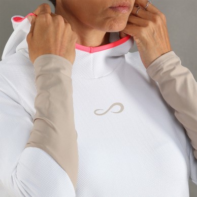 Endless Breath Line Sweatshirt weiß delave