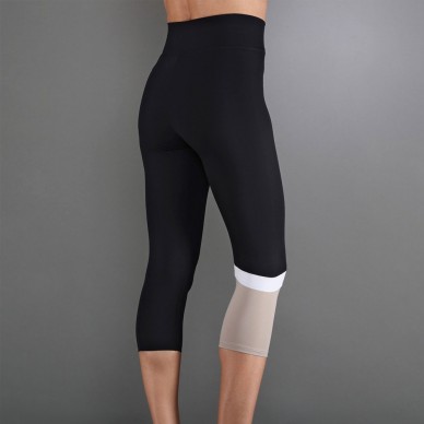 Endless Line Pocket HW 7/8 schwarze delave Leggings