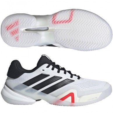 Adidas Padelschuhe Barricade 14 M Clay black lucid red 2026