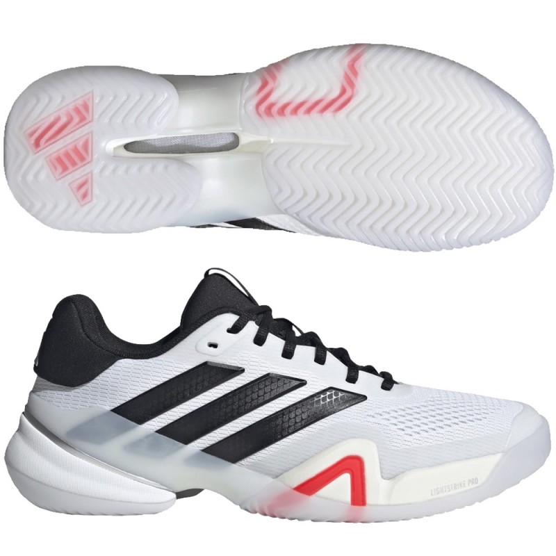 Adidas Padelschuhe Barricade 14 M Clay black lucid red 2026