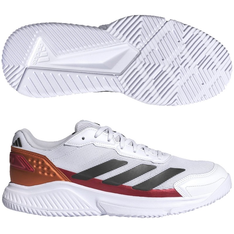 Adidas Padelschuhe Courtquick Padel M Padel white lucid orange 2026