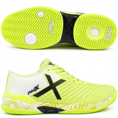 Munich Padelschuhe PADX 62 Padel white yellow 2026