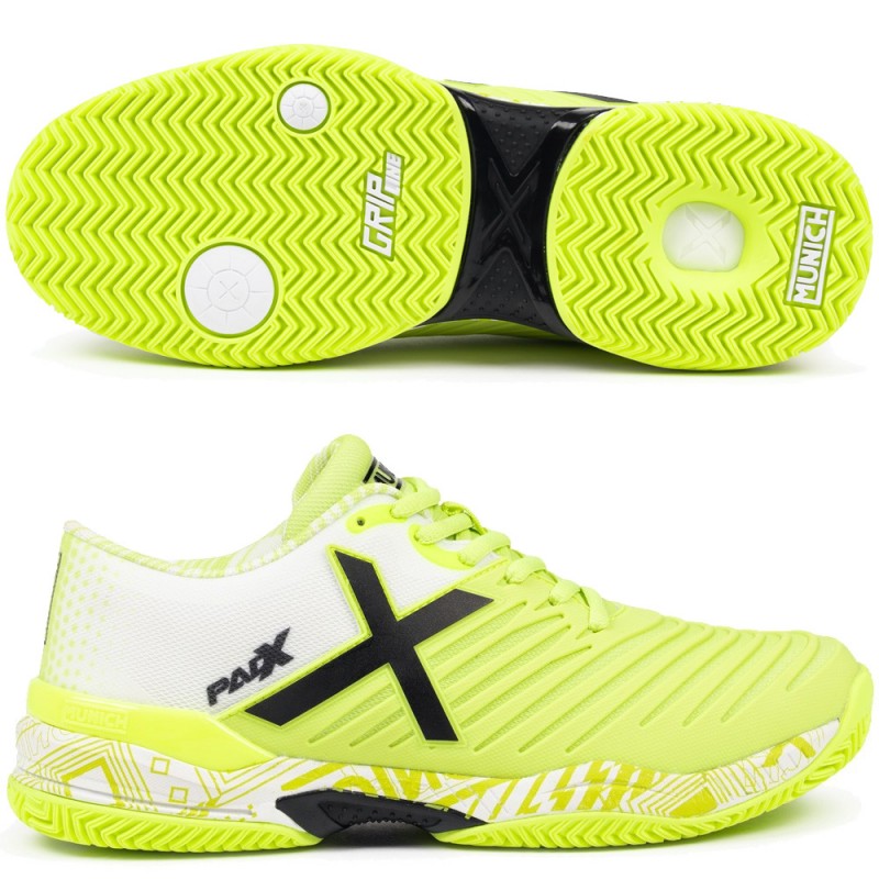 Munich Padelschuhe PADX 62 Padel white yellow 2026