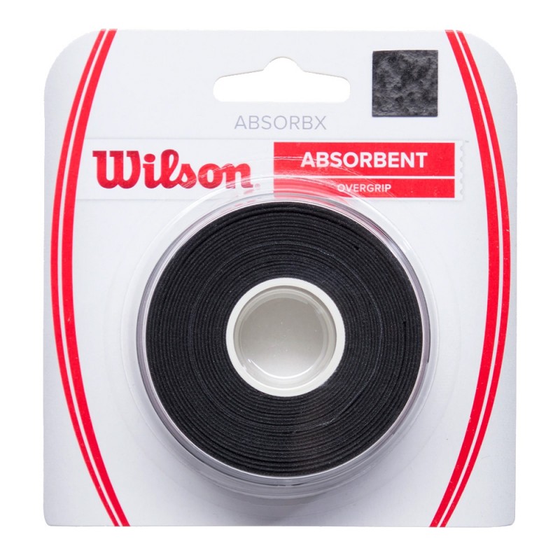Overgrips Wilson Absorbx 3er Pack schwarz