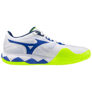 Mizuno Padelschuhe Wave Enforce Tour 2 CC weiß dazzling blau 2026