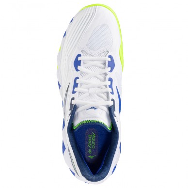Mizuno Padelschuhe Wave Enforce Tour 2 CC weiß dazzling blau 2026