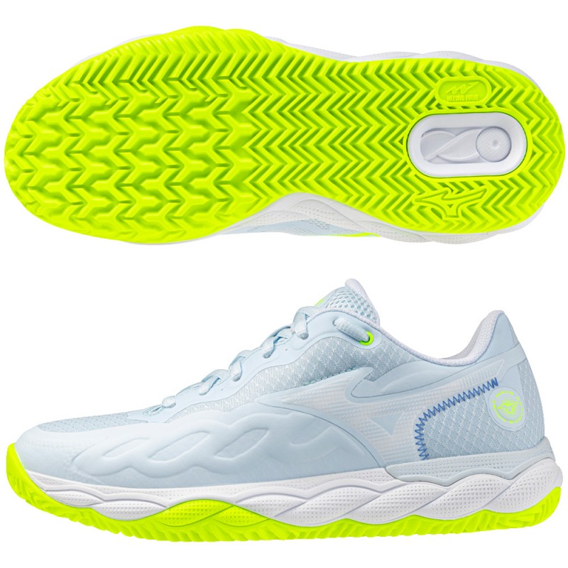 Mizuno Padelschuhe Wave Enforce Court CC ice water yellow 2026