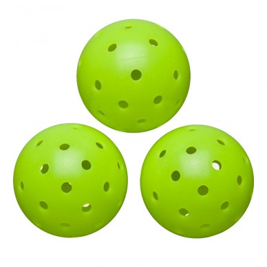 Wilson Pickleballballen MAX 40 Outdoor 3er-Pack grün Bälle
