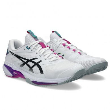 Asics Padelschuhe Solution Speed FF 4 Clay white digital sakura 2026