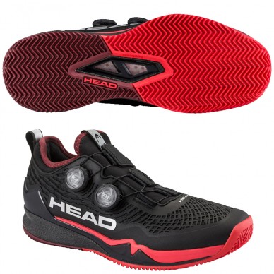 Head Padelschuhe Endure Pro BOA black red 2026