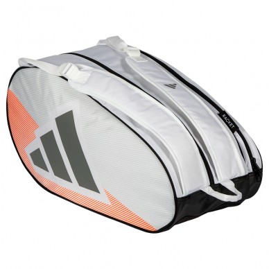 Adidas Schlägertasche Control weiß orange 2026