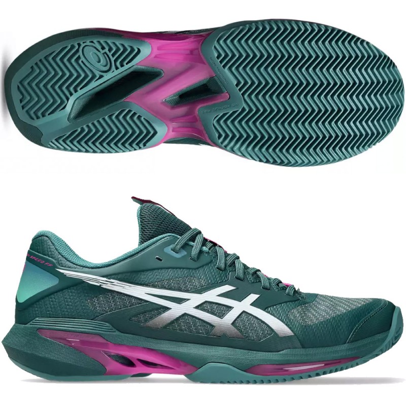 Asics Padelschuhe Solution Speed FF 4 Clay dark neptune white 2026