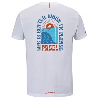 Babolat T-shirt Perf Cotton Tee weißes