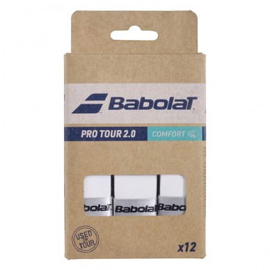 Overgrips Babolat Pro Tour 2.0 x 12 Weiß