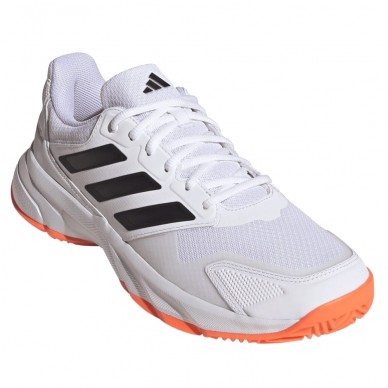Adidas Padelschuhe Courtjam Control 3 M Clay white black orange 2026