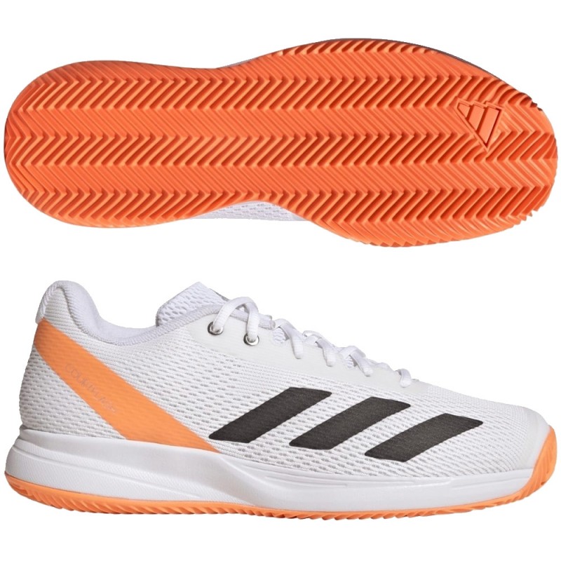 Adidas Padelschuhe Courtflash Speed 2 white lucid orange 2026