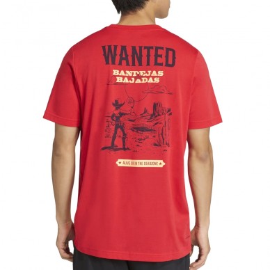 Adidas Wanted rotes T-Shirt