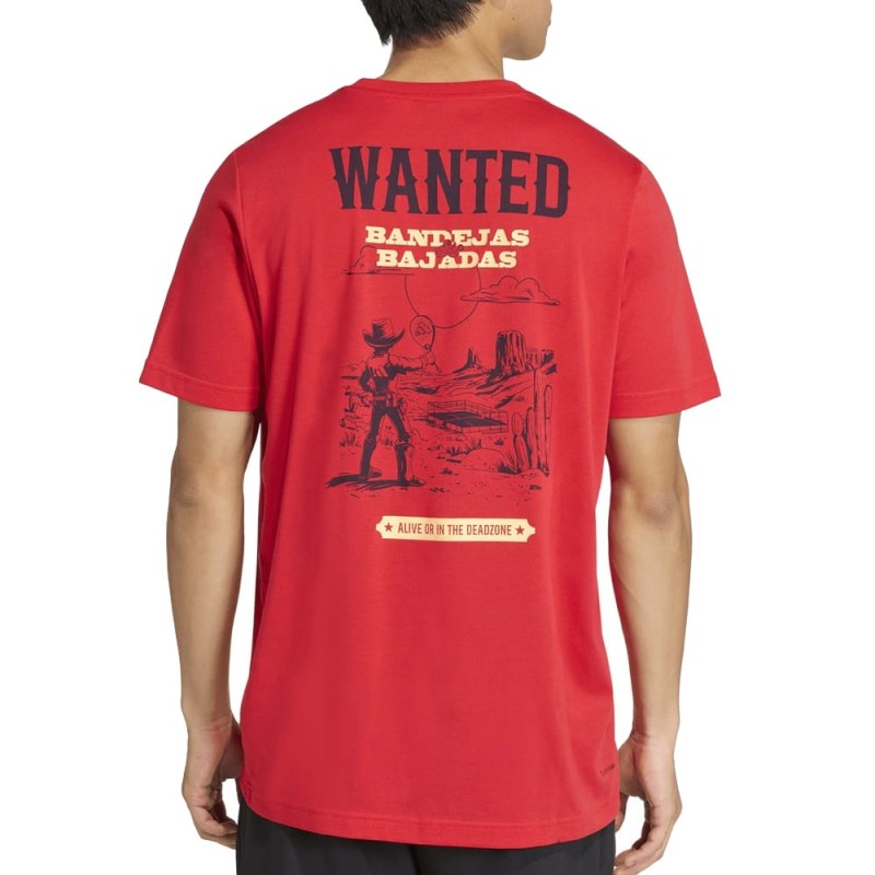 Adidas Wanted rotes T-Shirt