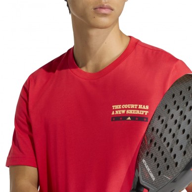 Adidas Wanted rotes T-Shirt