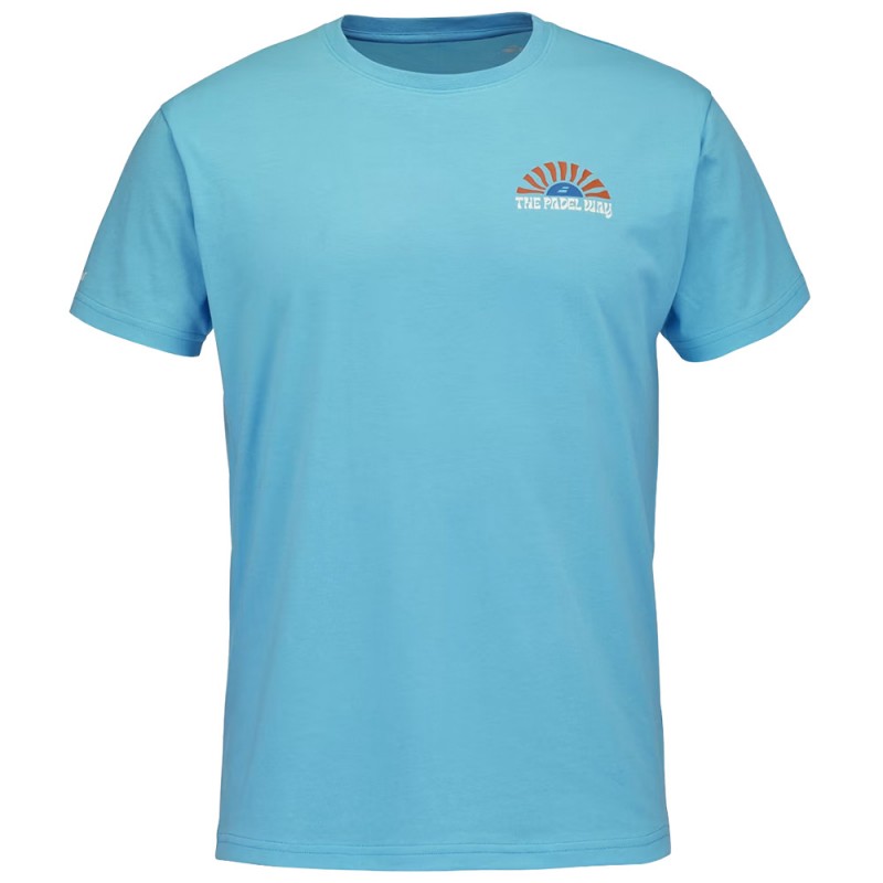 Babolat Perf Cotton Tee blaues T-Shirt