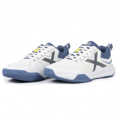 Munich Padelschuhe Focus 04 white blue 2026