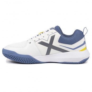 Munich Padelschuhe Focus 04 white blue 2026
