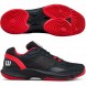 Wilson Padelschuhe Hurakn Pro V2 black red 2026