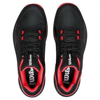 Wilson Padelschuhe Hurakn Pro V2 black red 2026