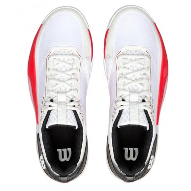Wilson Padelschuhe Rush Tour 5 Clay white black 2026