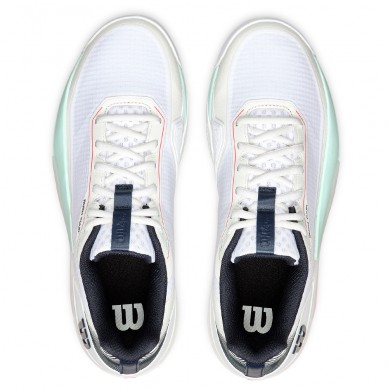 Wilson Padelschuhe Rush Tour 5 Clay weiß bay blue 2026