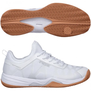 Nox Padelschuhe Nerbo white gum rubber 2026