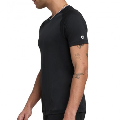 Wilson Team Seamless Crew T-Shirt schwarz